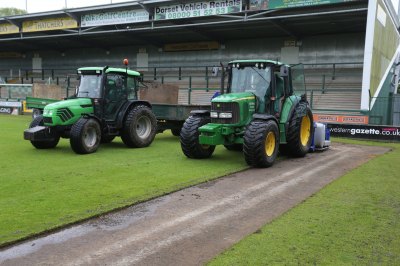 New pitch being laid