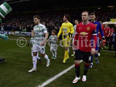 Yeovil Town v Manchester United 040115