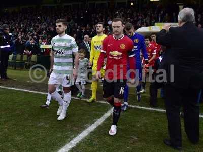 Yeovil Town v Manchester United 040115