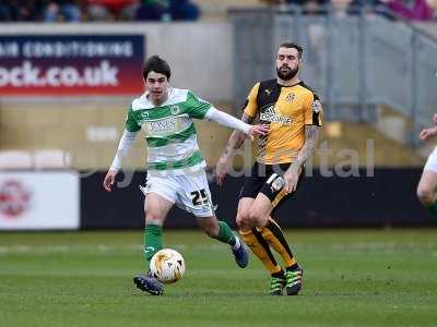 Cambridge United v Yeovil Town 190316