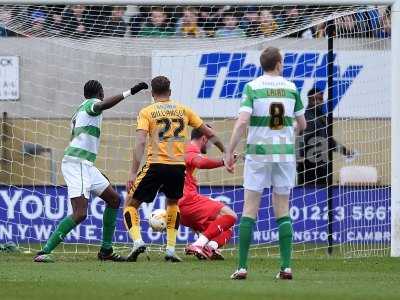 Cambridge United v Yeovil Town 190316