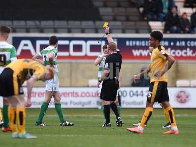 Cambridge United v Yeovil Town 190316