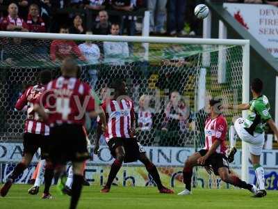 Yeovil Town v Exeter City 310810