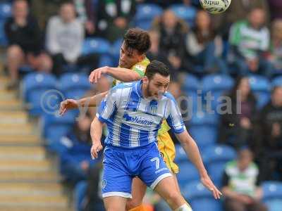 Colchester United  v Yeovil Town, Colchester, UK - 6 May 2017