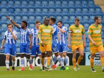 Colchester United  v Yeovil Town, Colchester, UK - 6 May 2017