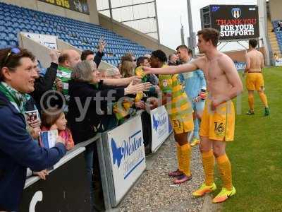 Colchester United  v Yeovil Town, Colchester, UK - 6 May 2017