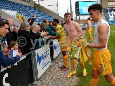 Colchester United  v Yeovil Town, Colchester, UK - 6 May 2017