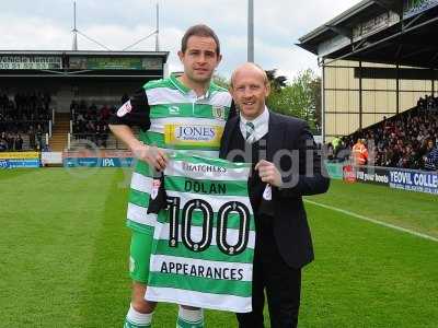 Yeovil Town v Stevenage, Yeovil, UK - 29 Apr 2017