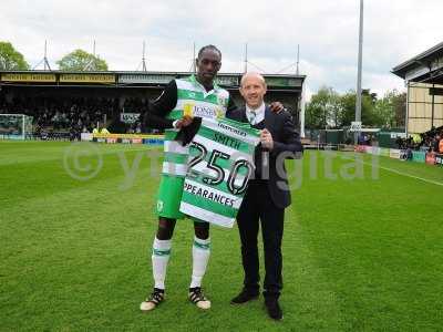 Yeovil Town v Stevenage, Yeovil, UK - 29 Apr 2017