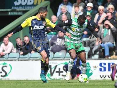 Yeovil Town v Stevenage, Yeovil, UK - 29 Apr 2017