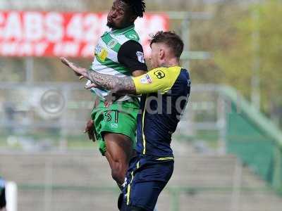 Yeovil Town v Stevenage, Yeovil, UK - 29 Apr 2017