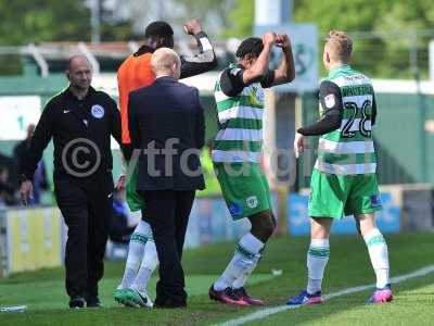 Yeovil Town v Stevenage, Yeovil, UK - 29 Apr 2017