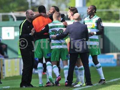 Yeovil Town v Stevenage, Yeovil, UK - 29 Apr 2017