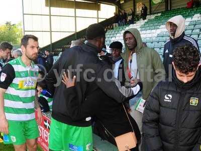 Yeovil Town v Stevenage, Yeovil, UK - 29 Apr 2017