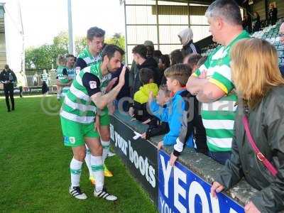 Yeovil Town v Stevenage, Yeovil, UK - 29 Apr 2017