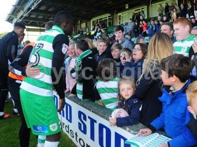 Yeovil Town v Stevenage, Yeovil, UK - 29 Apr 2017