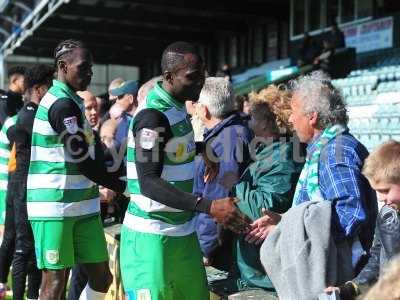 Yeovil Town v Stevenage, Yeovil, UK - 29 Apr 2017