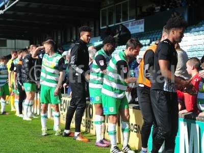 Yeovil Town v Stevenage, Yeovil, UK - 29 Apr 2017