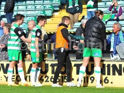 Yeovil Town v Stevenage, Yeovil, UK - 29 Apr 2017