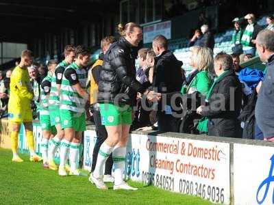 Yeovil Town v Stevenage, Yeovil, UK - 29 Apr 2017