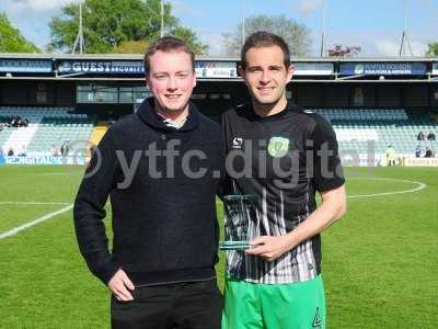 Yeovil Town v Stevenage, Yeovil, UK - 29 Apr 2017