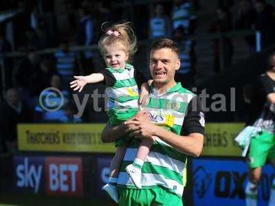 Yeovil Town v Stevenage, Yeovil, UK - 29 Apr 2017