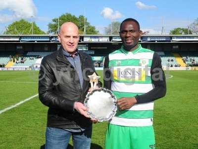 Yeovil Town v Stevenage, Yeovil, UK - 29 Apr 2017