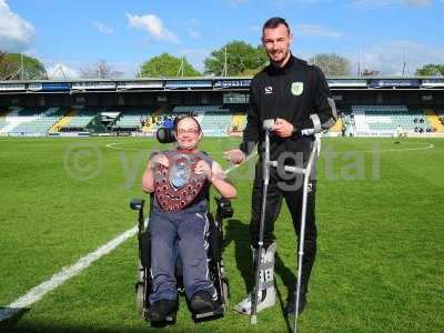 Yeovil Town v Stevenage, Yeovil, UK - 29 Apr 2017