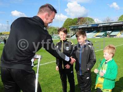 Yeovil Town v Stevenage, Yeovil, UK - 29 Apr 2017