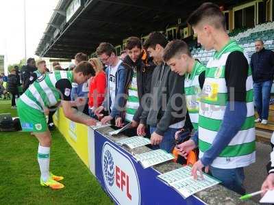 Yeovil Town v Stevenage, Yeovil, UK - 29 Apr 2017