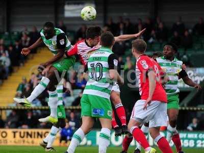 Yeovil Town v Crewe Alexandra, Yeovil, UK - 17 Apr 2017