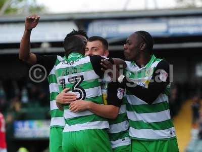 Yeovil Town v Crewe Alexandra, Yeovil, UK - 17 Apr 2017