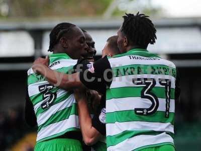 Yeovil Town v Crewe Alexandra, Yeovil, UK - 17 Apr 2017