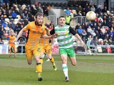 Newport County v Yeovil Town, Newport, UK - 14 Apr 2017