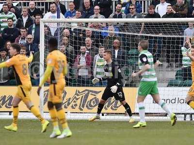 Newport County v Yeovil Town, Newport, UK - 14 Apr 2017