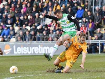 Newport County v Yeovil Town, Newport, UK - 14 Apr 2017