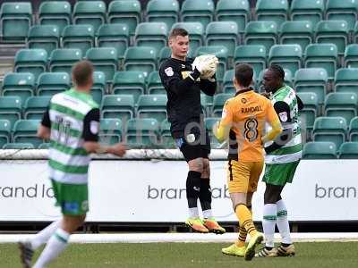 Newport County v Yeovil Town, Newport, UK - 14 Apr 2017