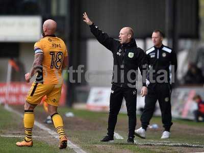 Newport County v Yeovil Town, Newport, UK - 14 Apr 2017