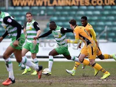 Newport County v Yeovil Town, Newport, UK - 14 Apr 2017