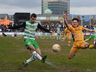 Newport County v Yeovil Town, Newport, UK - 14 Apr 2017