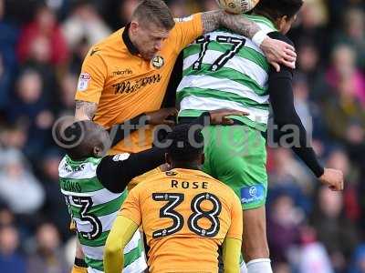 Newport County v Yeovil Town, Newport, UK - 14 Apr 2017