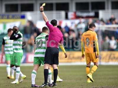 Newport County v Yeovil Town, Newport, UK - 14 Apr 2017