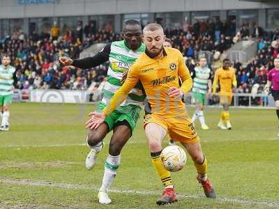 Newport County v Yeovil Town, Newport, UK - 14 Apr 2017