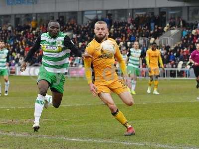 Newport County v Yeovil Town, Newport, UK - 14 Apr 2017