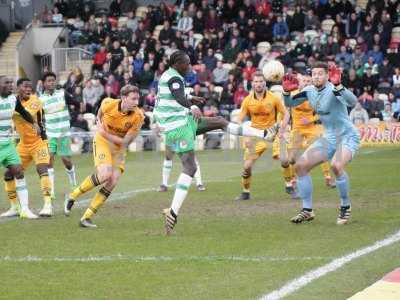 Newport County v Yeovil Town, Newport, UK - 14 Apr 2017