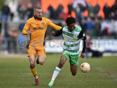 Newport County v Yeovil Town, Newport, UK - 14 Apr 2017