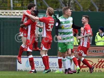 Yeovil Town v Accrington Stanley UK - 18 Mar 2017