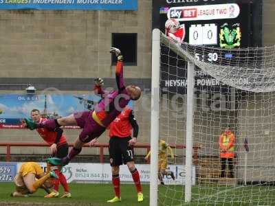 Morecambe v Yeovil Town, Morecambe, UK - 11 March 2017