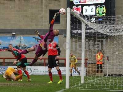 Morecambe v Yeovil Town, Morecambe, UK - 11 March 2017