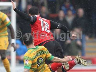 Morecambe v Yeovil Town, Morecambe, UK - 11 March 2017